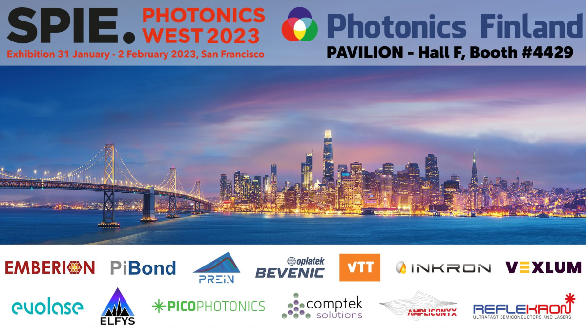 Meet us at Photonics West 2023